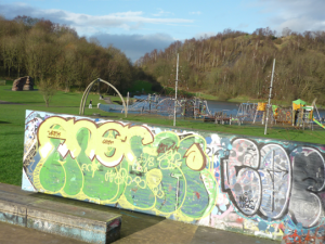 Human-Nature Escapes CIC Central Forest Park Skate Plaza